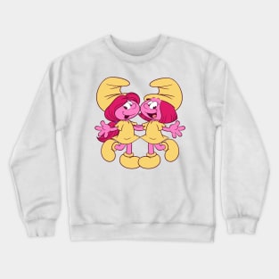 Pride Smurf Girls Crewneck Sweatshirt